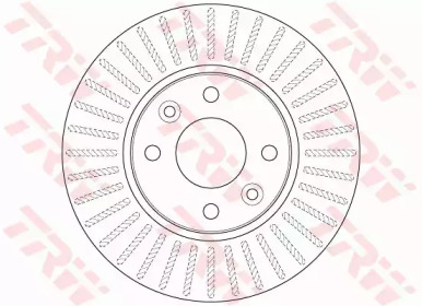 Диск гальмівний (1 шт.) MERCEDES/RENAULT Citan/Captur/Kangoo \F D=258mm \08>>
