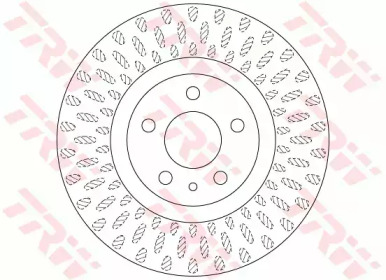 a_Диск гальмівний (1 шт.) FIAT 500L \F D=284mm \12>>