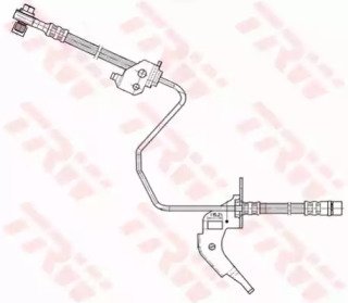 Гальмівний шланг OPEL Astra/Combo/Meriva \RR \00-14