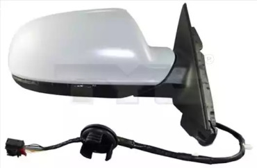 Дзеркало AUDI A3 10-12 5D PRAWE ELEKTRYCZNE PODGRZEWANE DO MALOWANIA Z KIERUNKOWSKAZEM WYPUKЈE 302-0095