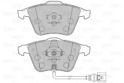 Гальмівні колодки дискові VAG A3/Passat/Superb/Eos \1,2-3,6 \F \03-15
