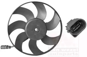 Вентилятор радіатора охолодження VAG 295mm 150W (вир-во Van Wezel)