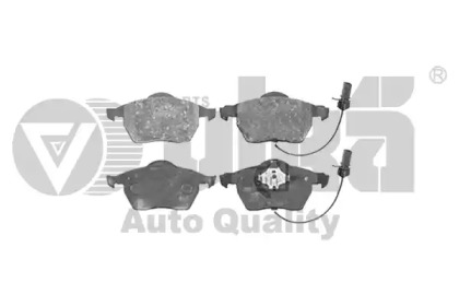 1 set of brake pads for disk brake. front. with li