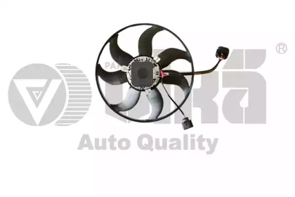 Вентилятор радіатора 220W Skoda Fabia (11-15), Octavia (04-13)/VW Caddy (04-16), Golf (04-16), Jetta (06-15), Passat (06-15) (99590579501) VIKA