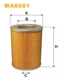 Фільтр повітряний NISSAN WA6081/AM412 (вир-во WIX-FILTERS)
