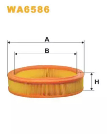 Фільтр повітряний FIAT PUNTO AR232/1/WA6586 (вир-во WIX-FILTERS)