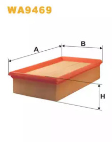 Фільтр повітряний WA9469/AP134/7 (вир-во WIX-FILTERS)