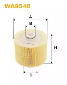 Фільтр повітряний WA9548/AR371/3 (вир-во WIX-FILTERS)