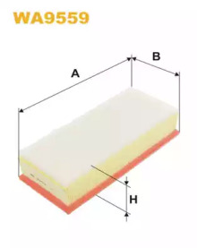 Фільтр повітряний WA9559/AP090/6 (вир-во WIX-FILTERS)
