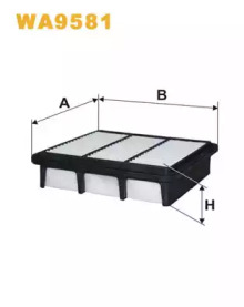 Фільтр повітряний WA9581/AP177/7 (вир-во WIX-FILTERS)