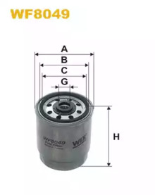 Фільтр палив. OPEL WF8049/PP843 (вир-во WIX-FILTERS)