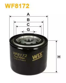 Фільтр палив. NISSAN, TOYOTA, БОГДАН WF8172/PP944 (вир-во WIX-FILTERS)