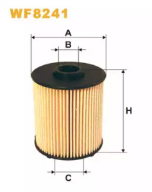 Фільтр палив. MB WF8241/PE962 (вир-во WIX-FILTERS)