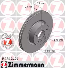 Диск гальмівний Coat Z